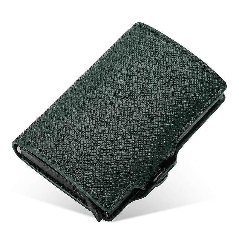 CardGlide pop-up card holder with compact folding cover