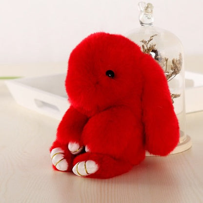 Furry Bunny Keychain