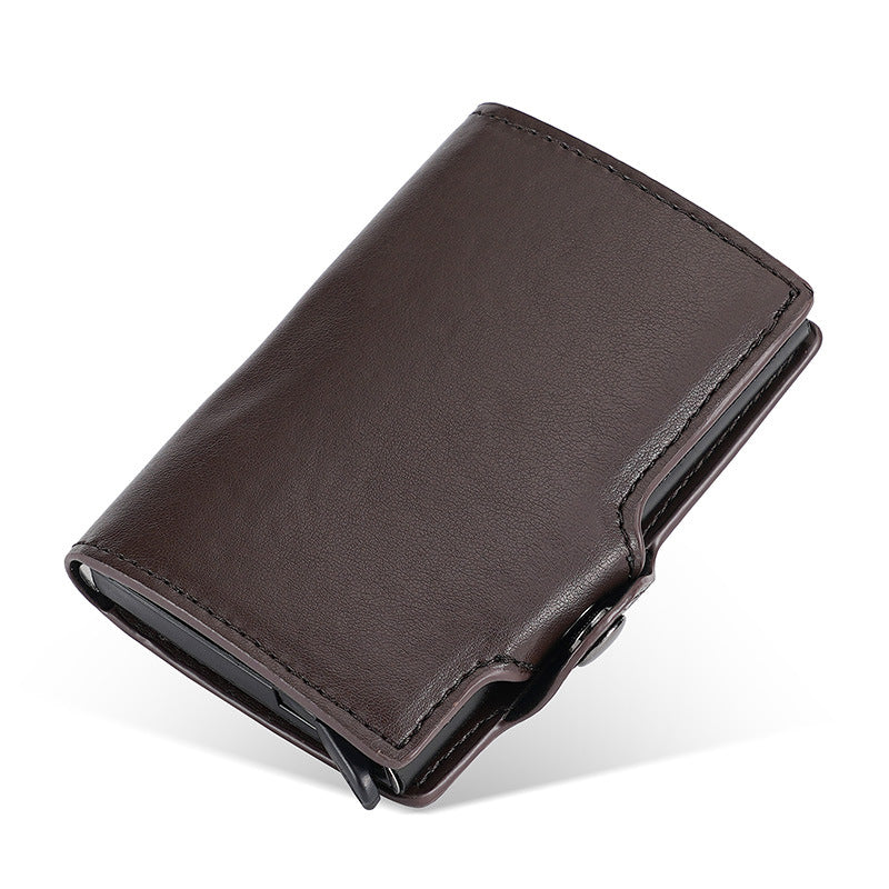 CardGlide pop-up card holder with compact folding cover
