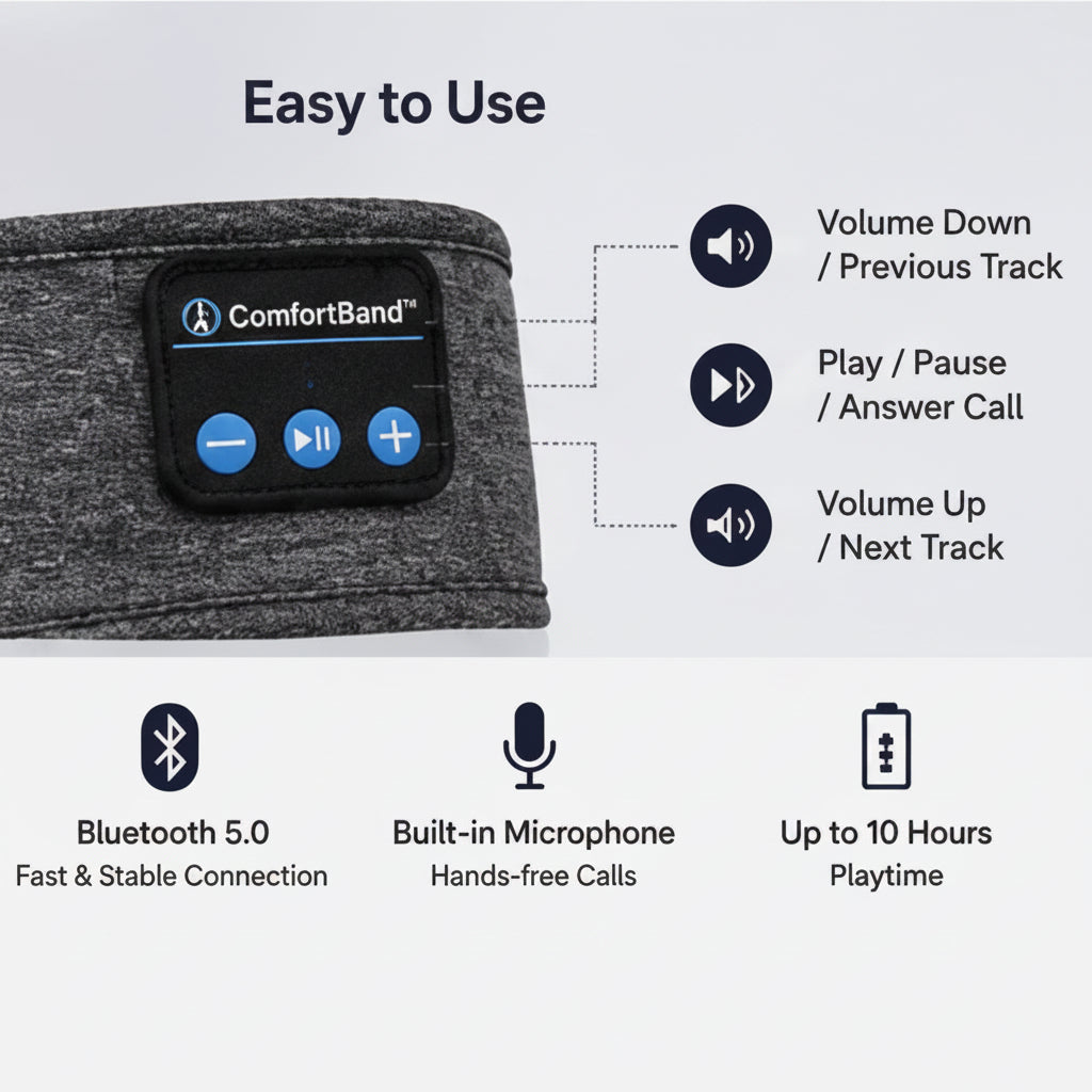 ComfortBand™ Wireless Headphones