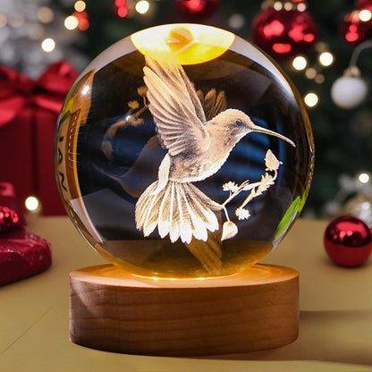 UniGlow™ 3D Crystal Ball Night Light