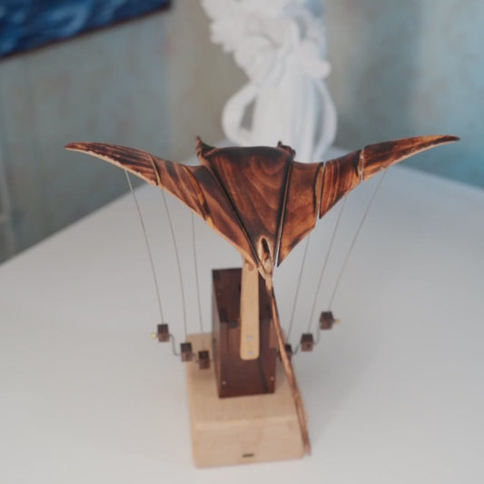 AquaRay™ Handcrafted Wooden Automaton